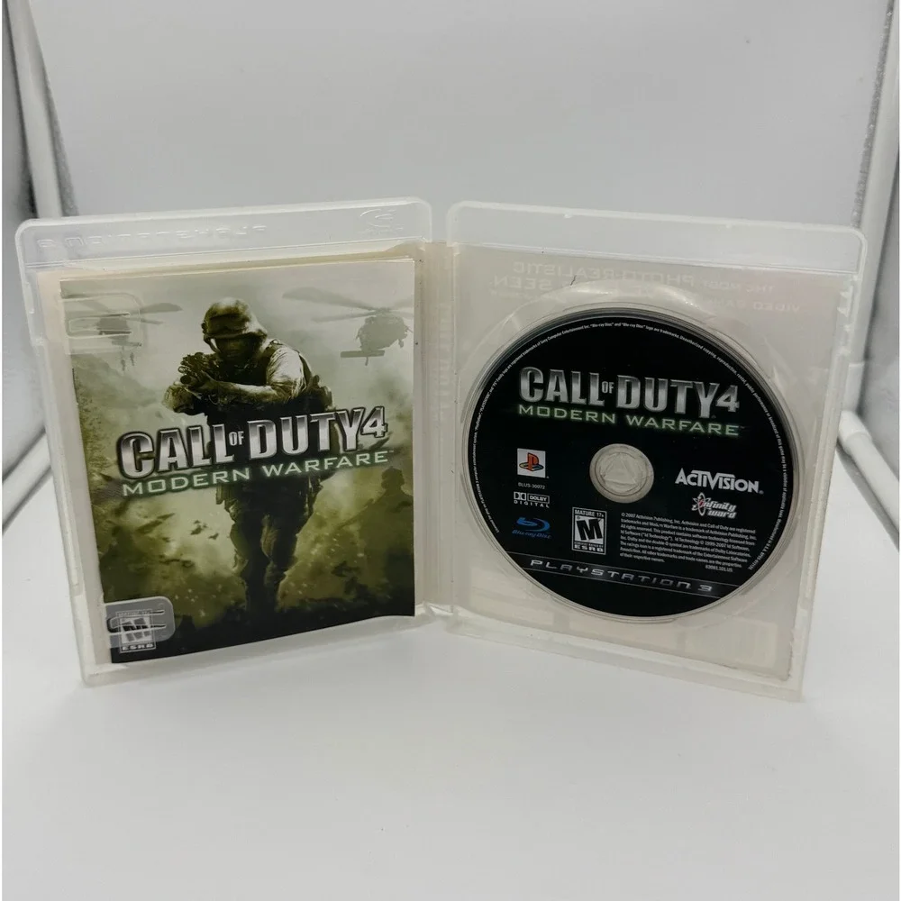 Call of Duty 4 Modern Warfare Sony PlayStation 3 PS3 Game CIB BLUS-30072